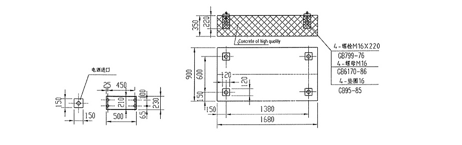 installation of 30tons/300kN Hot Chamber Die Casting Machine