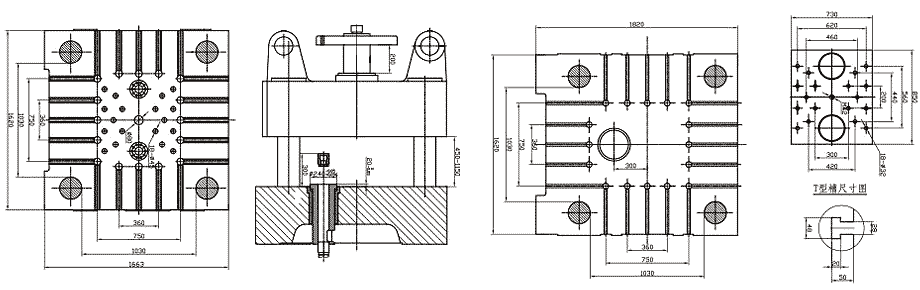 mold plate size of 1000tons/10000kN Cold Chamber Die Casting Machine