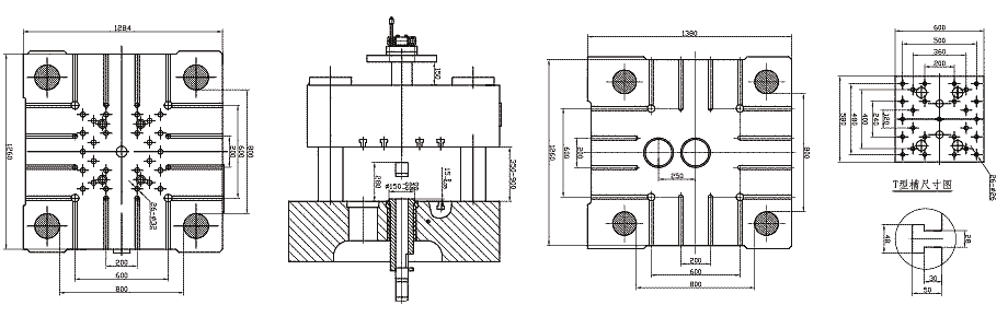 mold plate size of 680tons/6800kN Cold Chamber Die Casting Machine